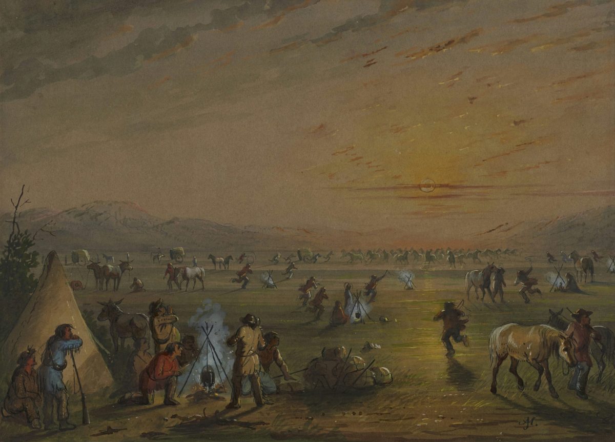 Catching Up Alfred Jacob Miller 1837 Fur Traders