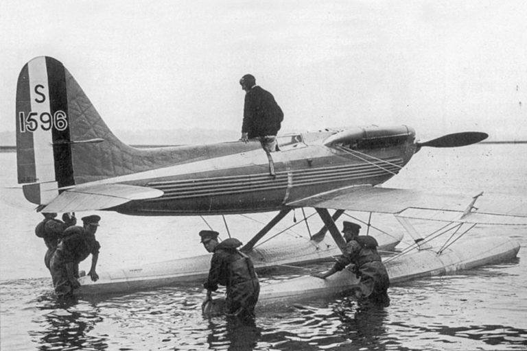 The Handling Party Bring Supermarine S6B S1596 Ashore | HistoryNet