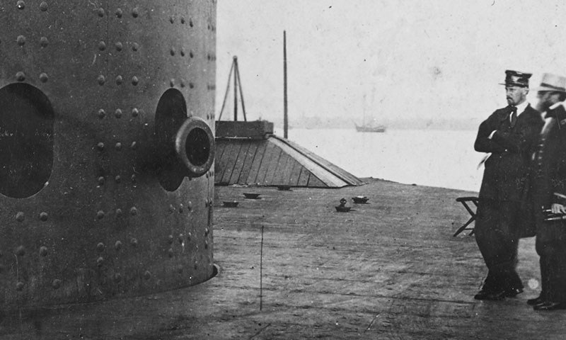 USS Monitor photograph from Library of Congress