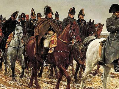 Napoleon retreats from Laon