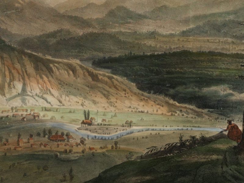 Sutters Mill 1850 Lithograph