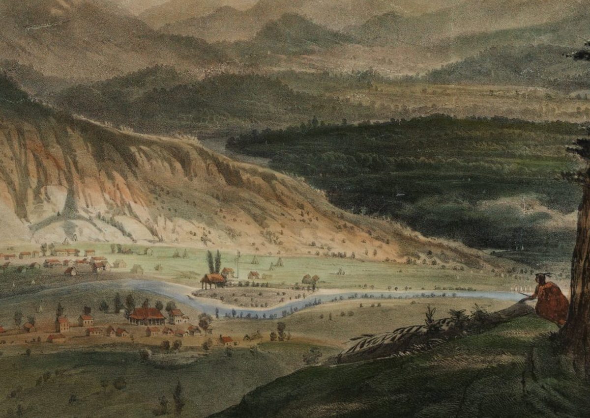 Sutters Mill 1850 Lithograph