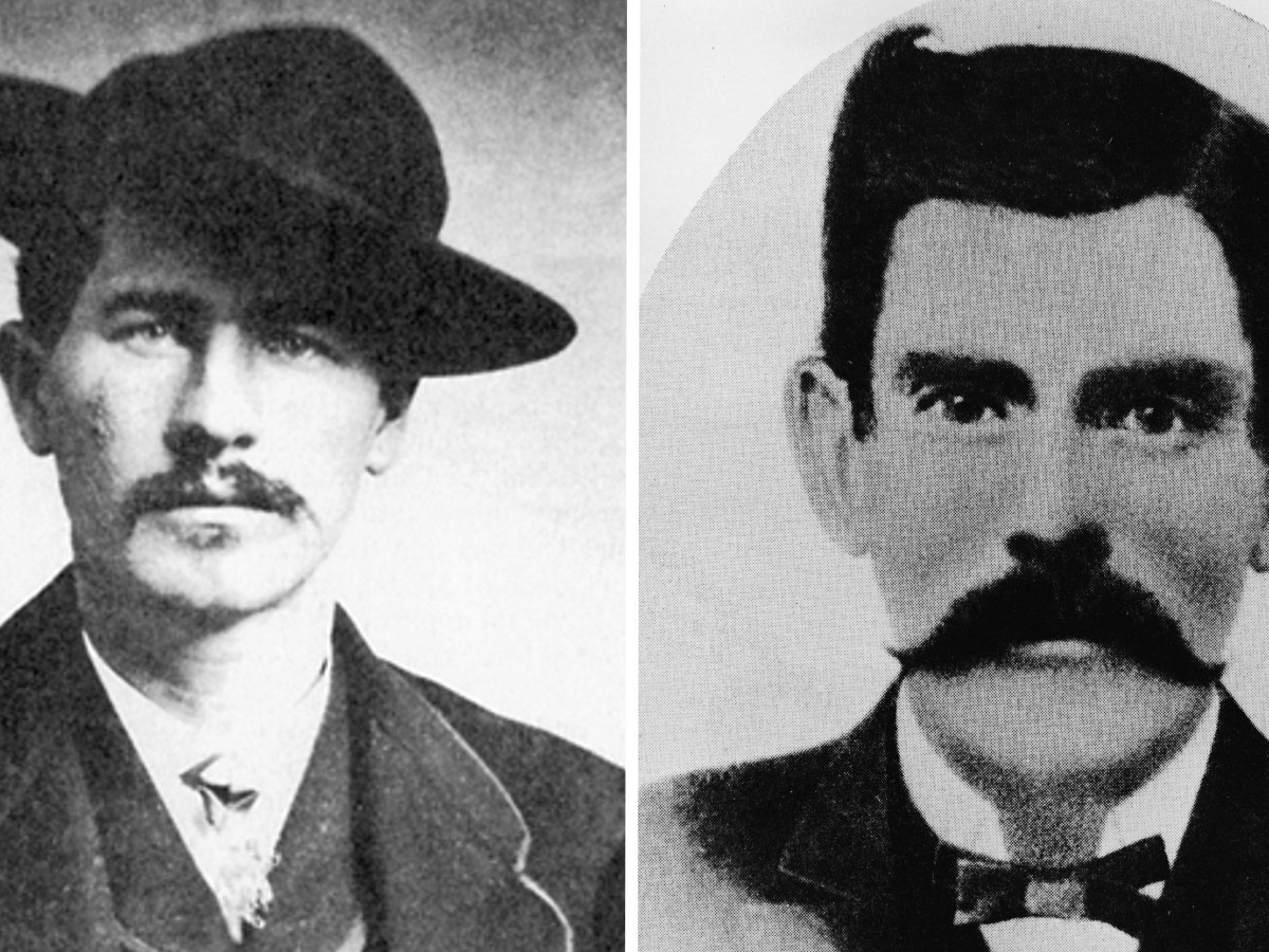 Western gunslingers Wyatt Earp and "Doc" Holliday