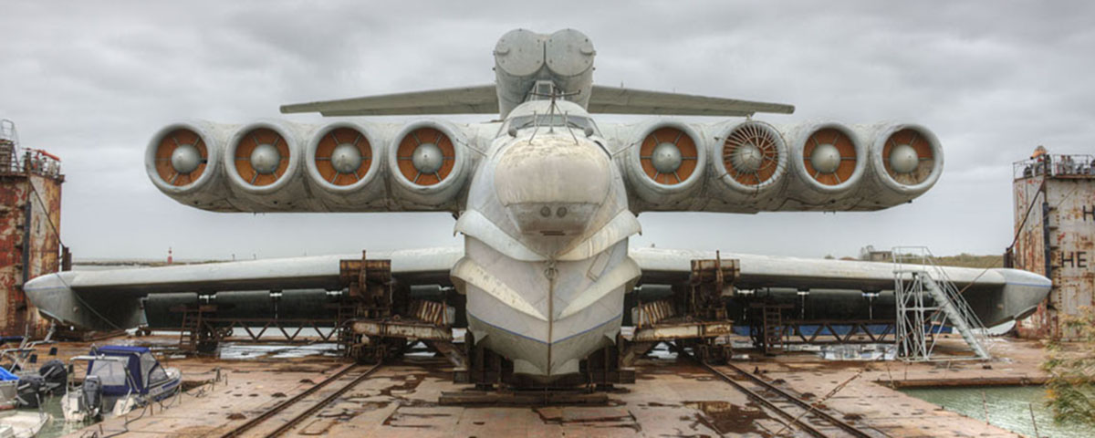 Powerful Russian 'Ekranoplan' Ground Effect Plane Makes Final Voyage