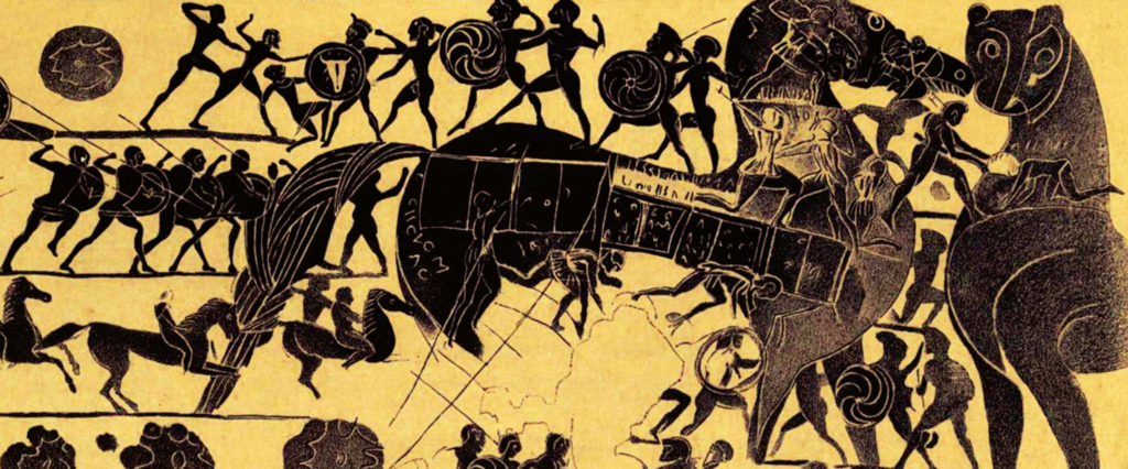 is homer pro or against war in the iliad