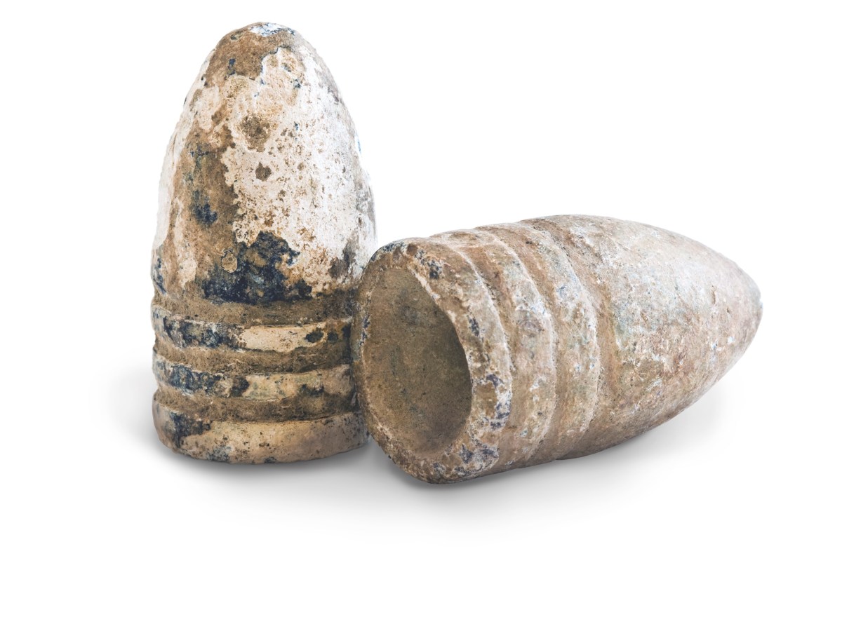 Henry Burton's Minie ball, with its hollow base and rifling, was mass-produced and caused thousands of casualties. (Chris Pondy/Alamy Stock Photo)