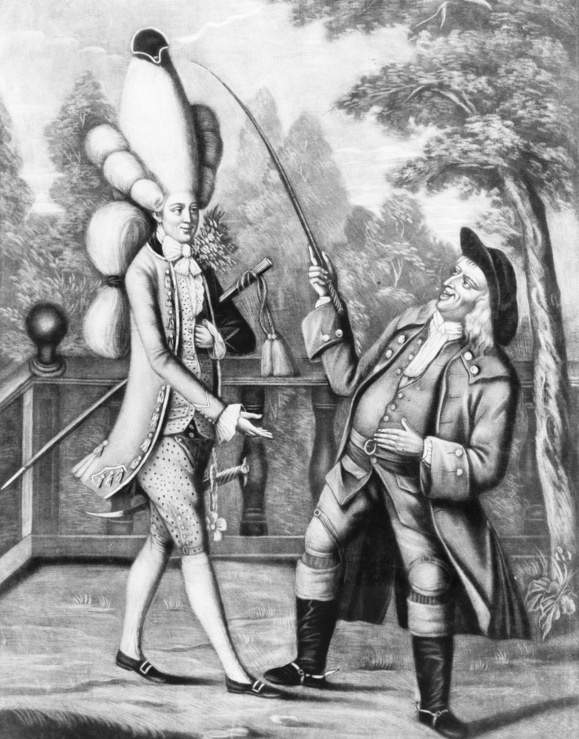 Colonial King Louis XV Wig
