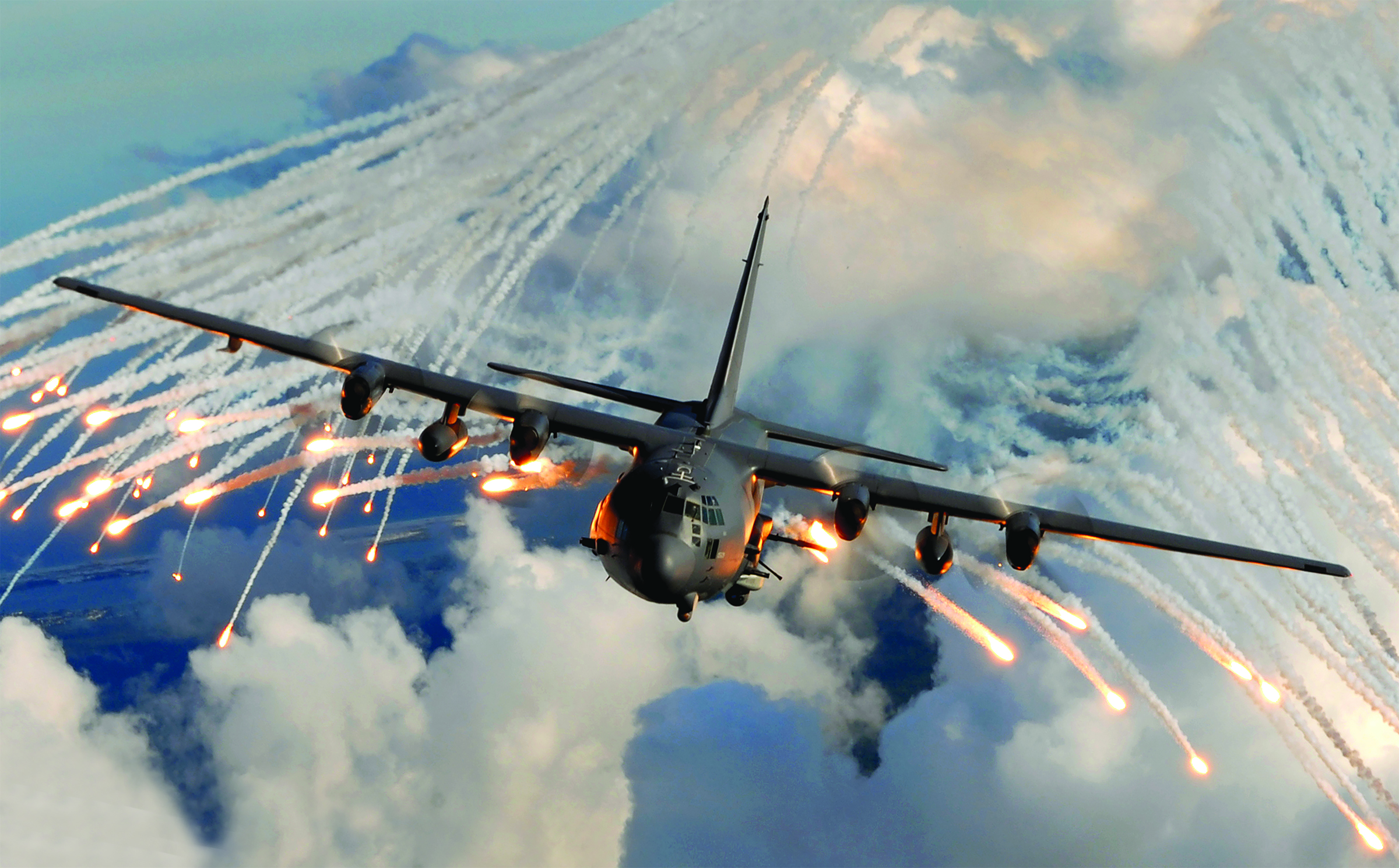 Real ac 130 footage