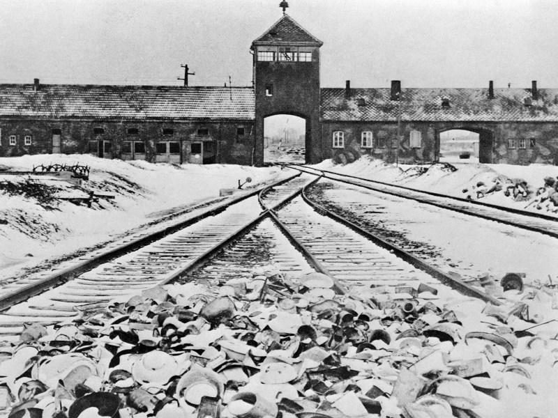 Entrance to Auschwitz