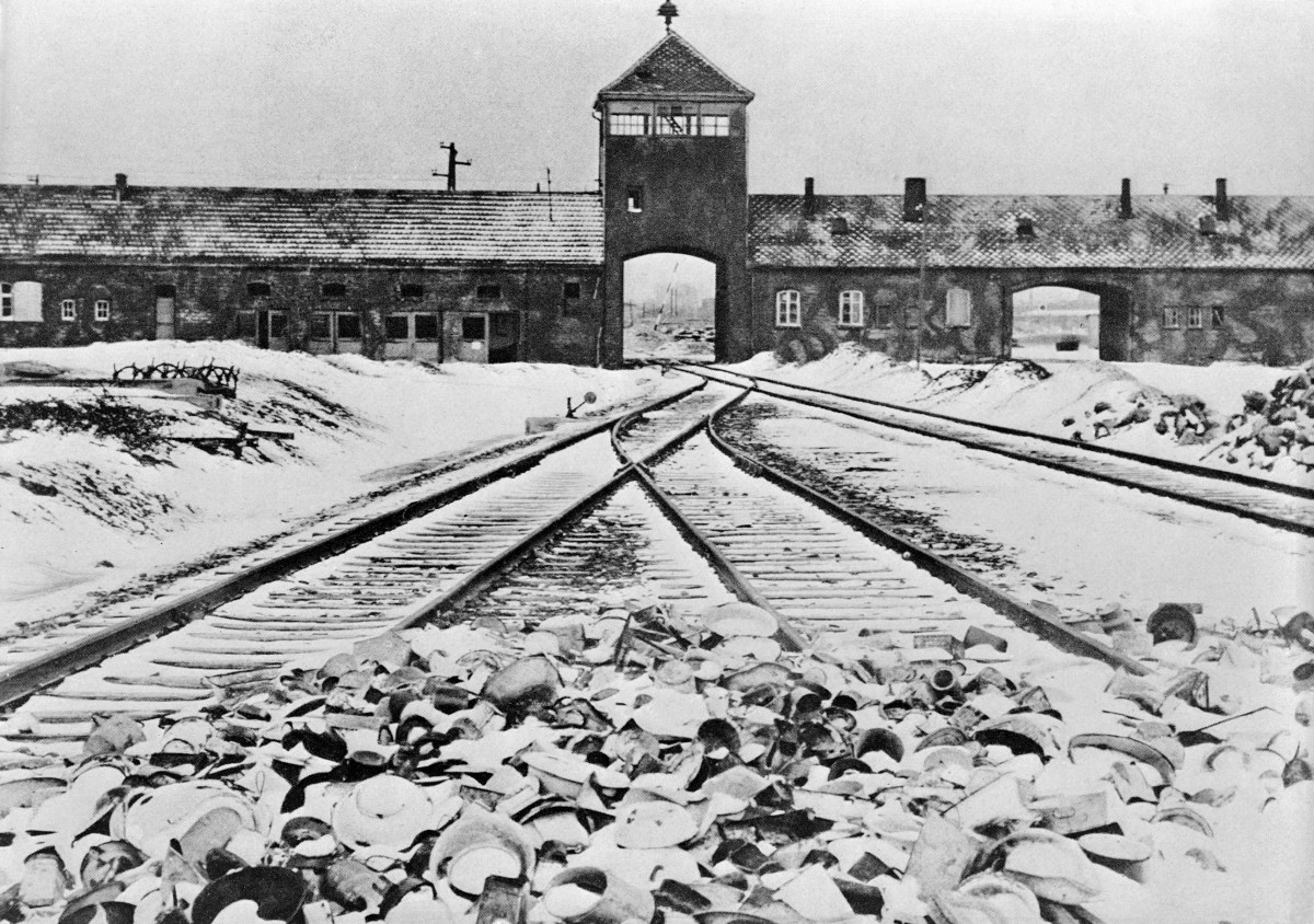 Entrance to Auschwitz
