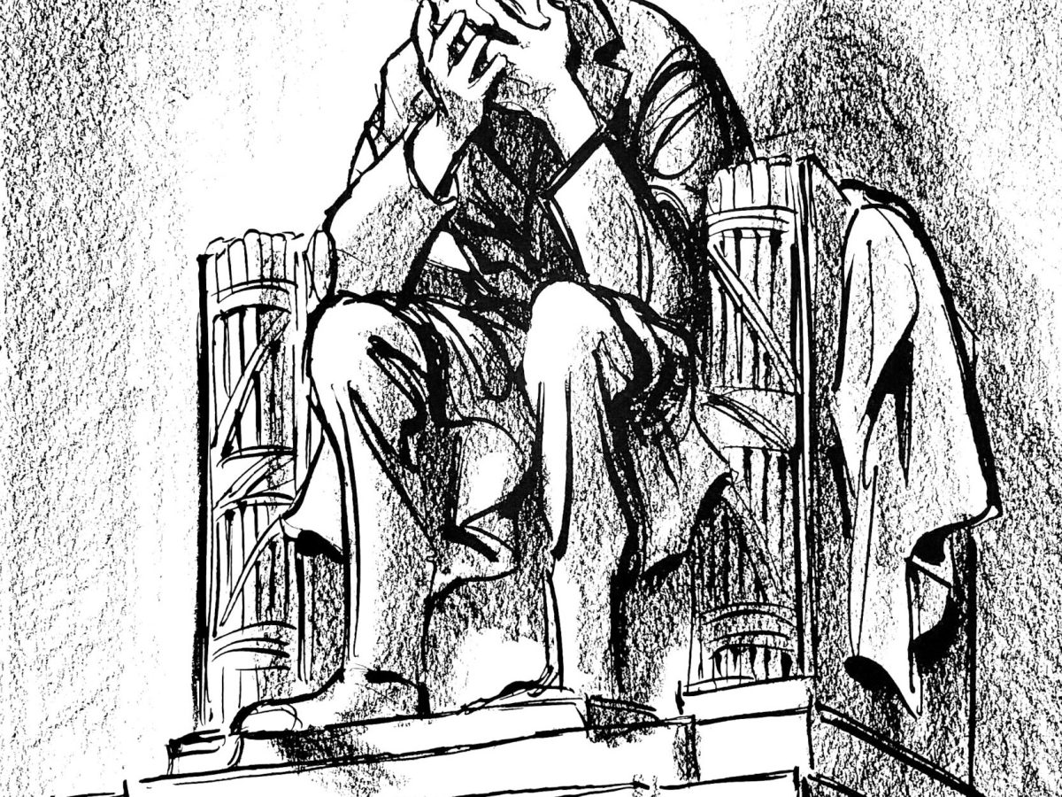 bill-maudlin-lincoln memorial-weeps