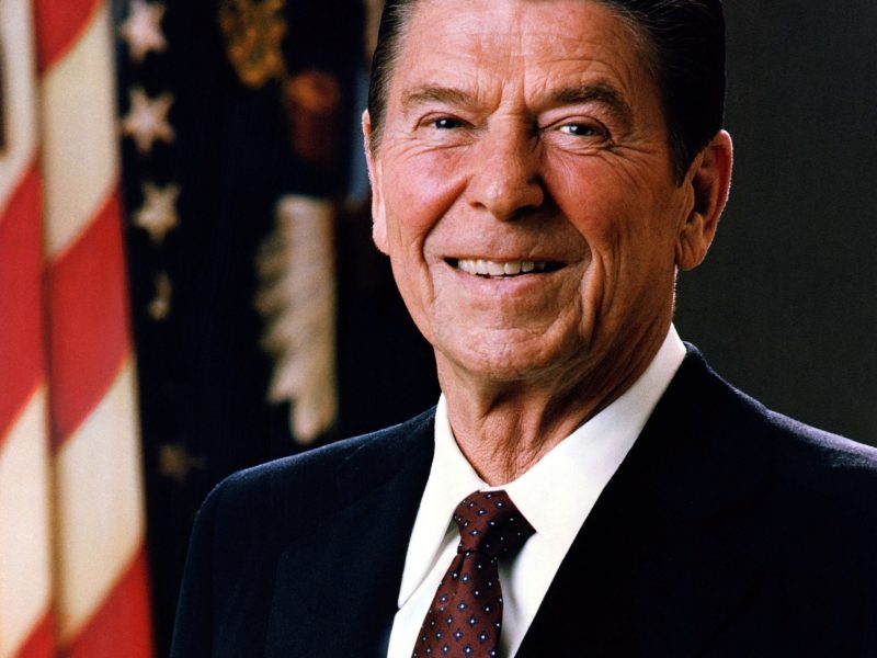 Official White House portrait of President Ronald Reagan, 1981