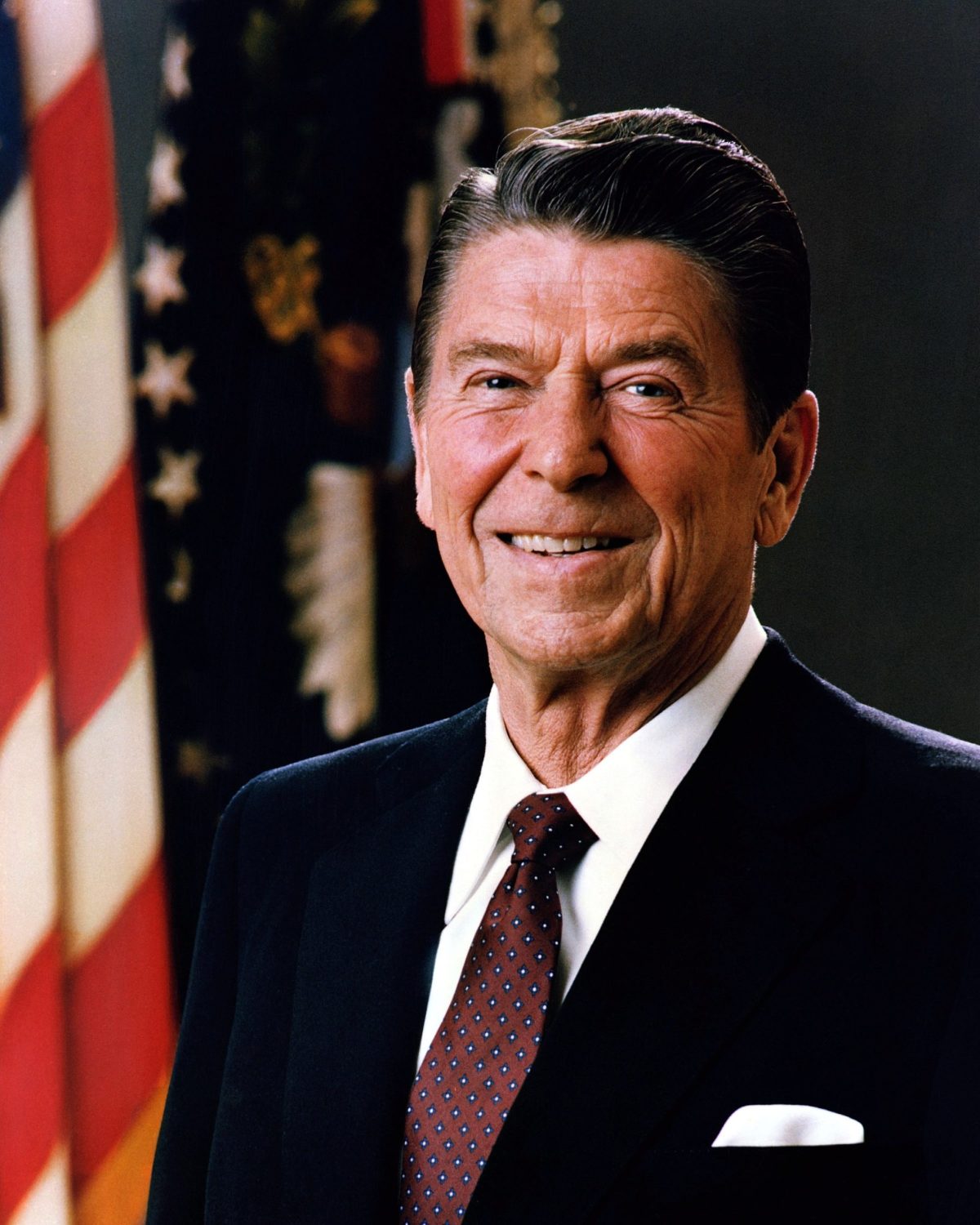 Official White House portrait of President Ronald Reagan, 1981