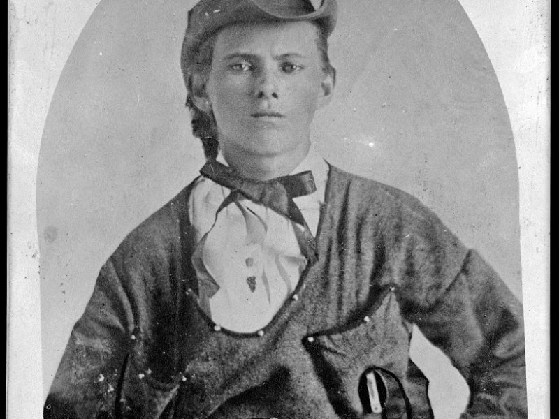 According to his brother, Frank, teenaged guerrilla Jesse James killed Major Johnston. (Library of Congress)