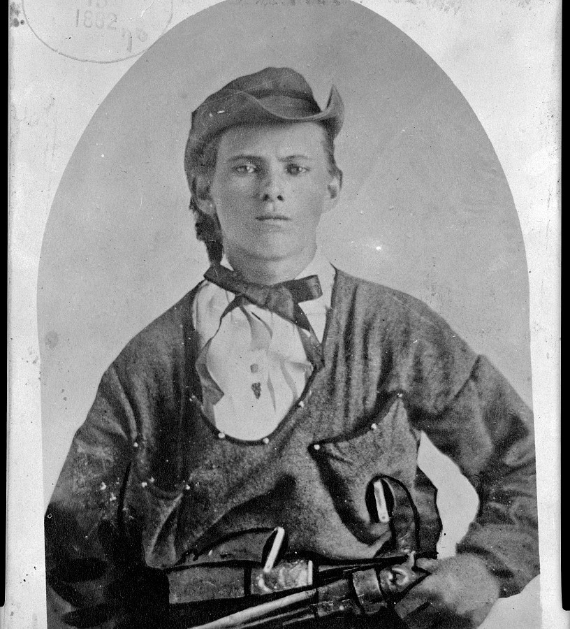 According to his brother, Frank, teenaged guerrilla Jesse James killed Major Johnston. (Library of Congress)