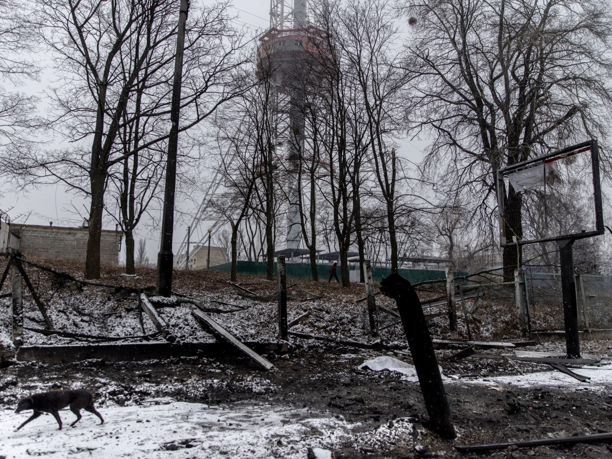Aftermath Of Attack At Kyiv TV Tower