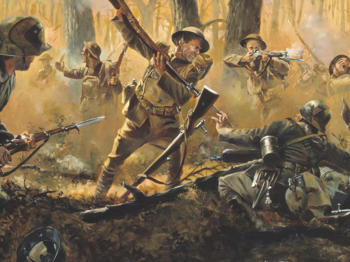 Men of Iron WWI National Guard Painting