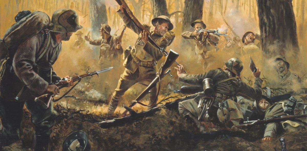 Men of Iron WWI National Guard Painting