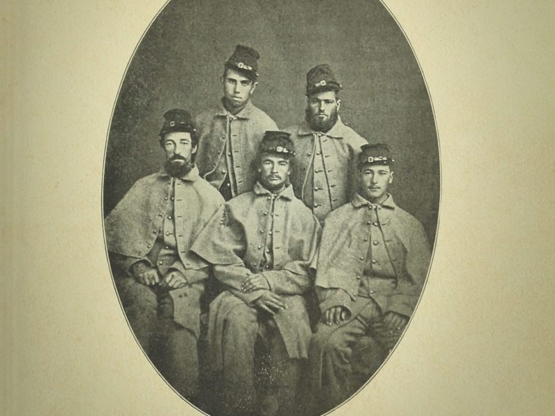 Soldiers of Company H of the 7th New Jersey Infantry