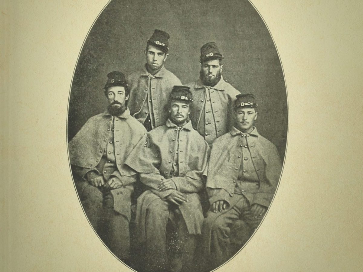 Soldiers of Company H of the 7th New Jersey Infantry