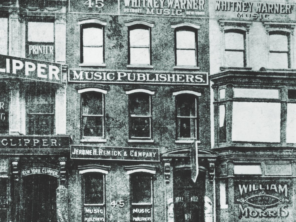 Tin Pan Alley: Where America's Recording Industry Was Born