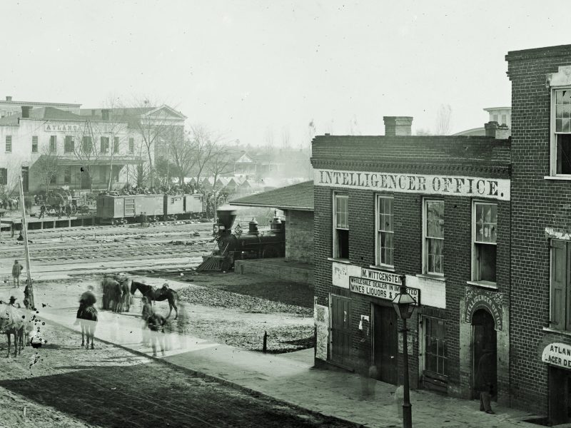 The Atlanta Daily Intelligencer newspaper offices