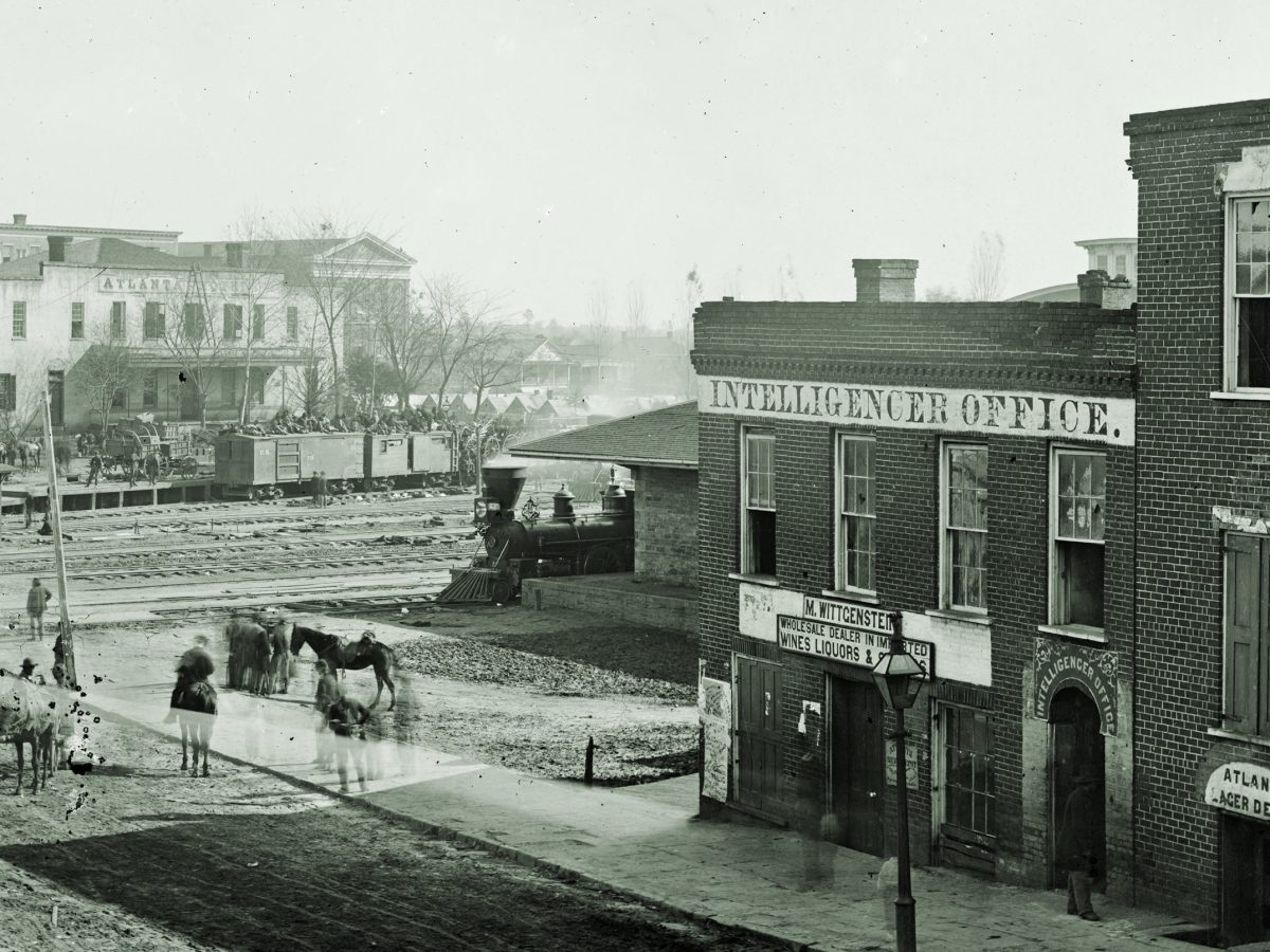 The Atlanta Daily Intelligencer newspaper offices