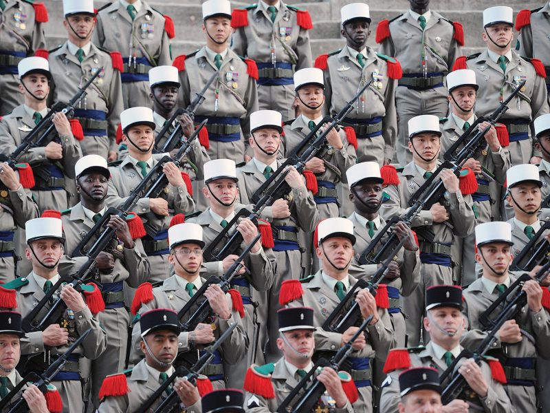 1st Foreign Cavalry regiment ceremony