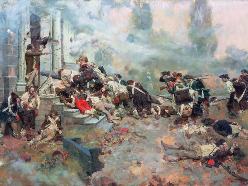 American assault on Cliveden, Germantown, Pa.