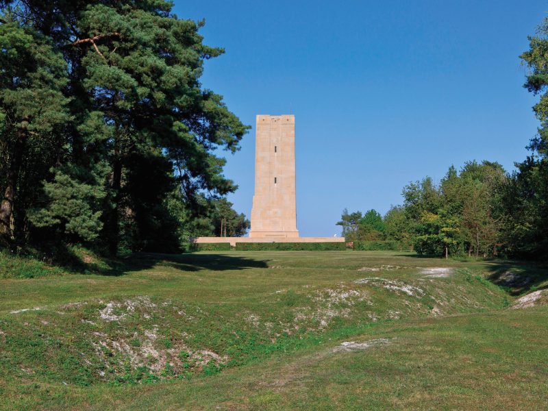 Sommepy Monument, Blanc Mont Ridge