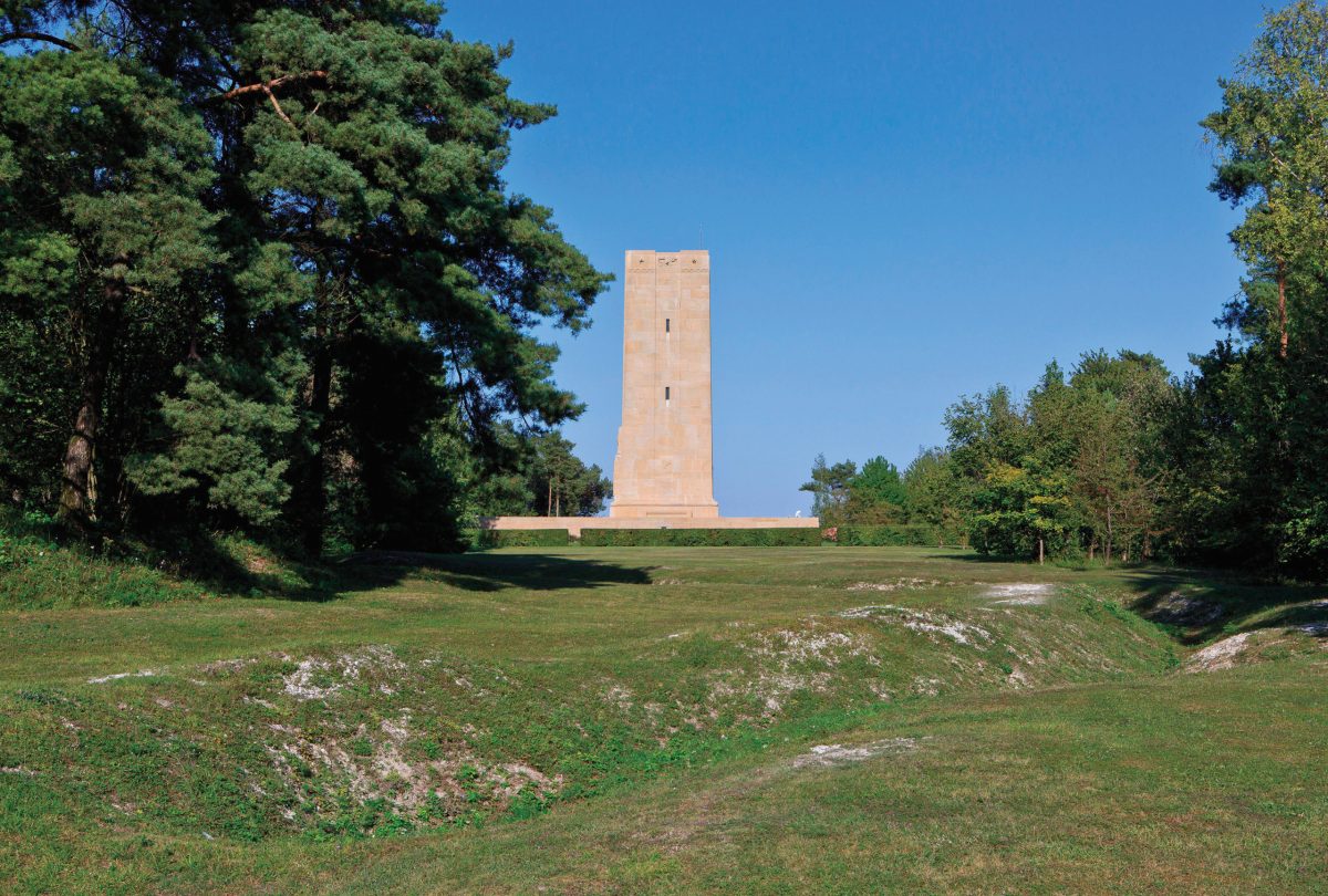Sommepy Monument, Blanc Mont Ridge