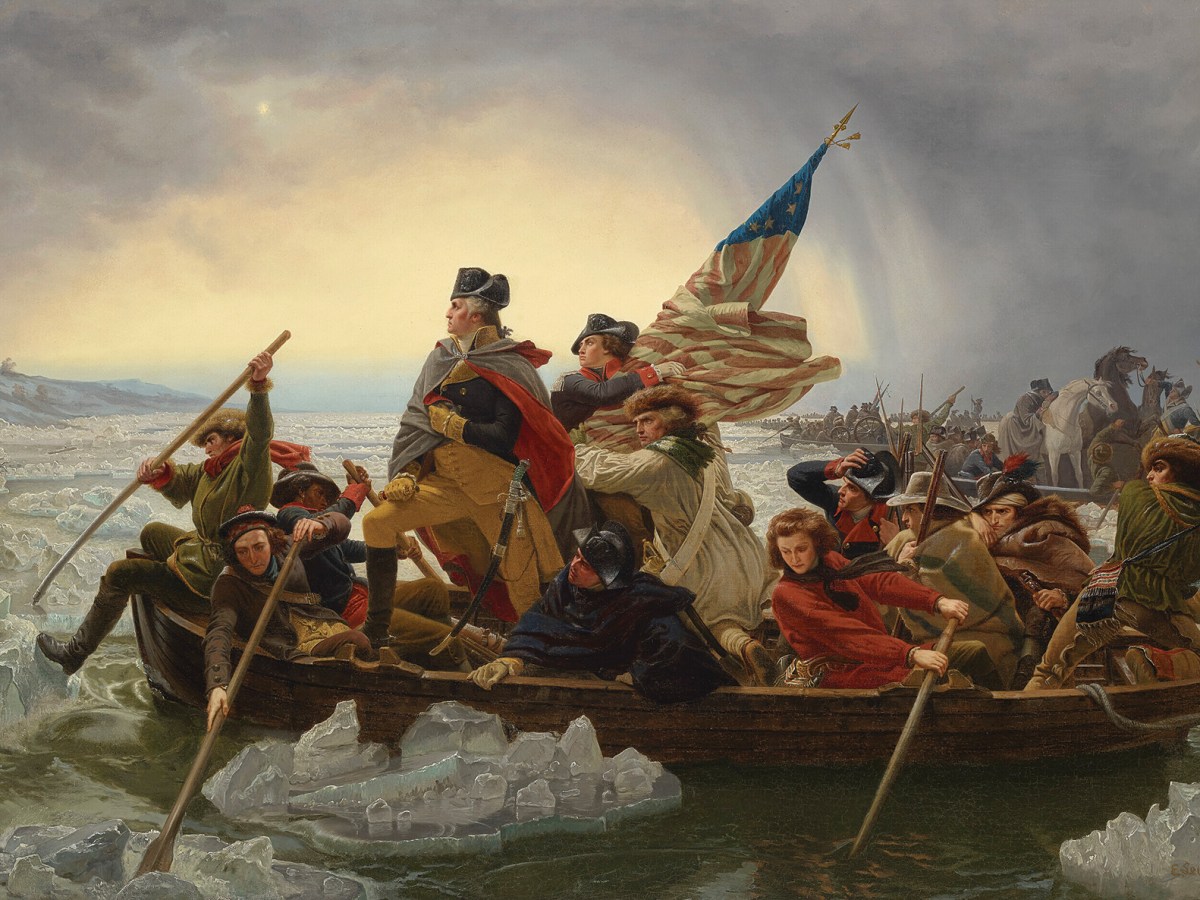 'Washington Crossing the Delaware' painting