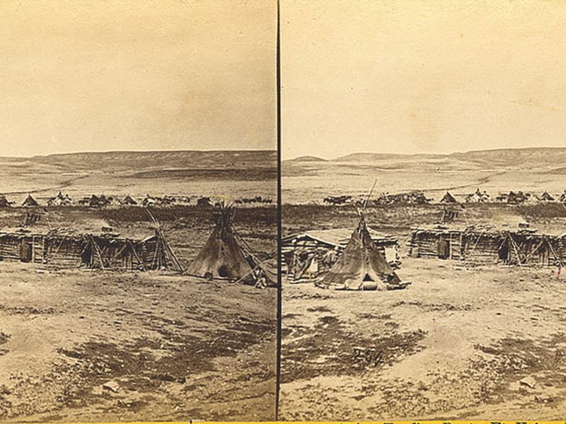 Larpenteur ran this tumbledown fur trading post just west of Fort Union.