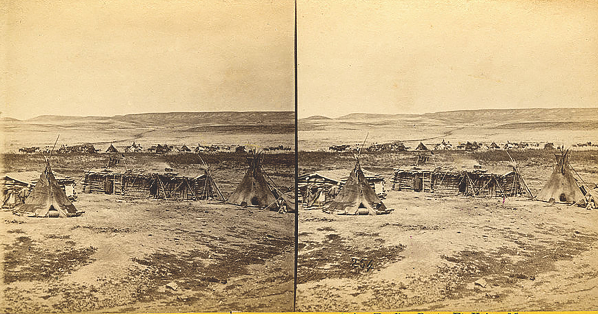 Larpenteur ran this tumbledown fur trading post just west of Fort Union.