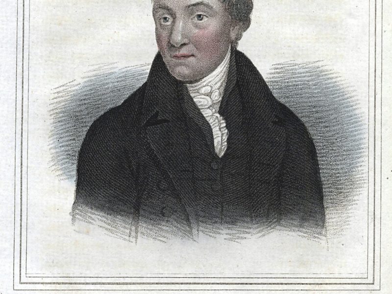 Portrait of English abolitionist William Wilberforce