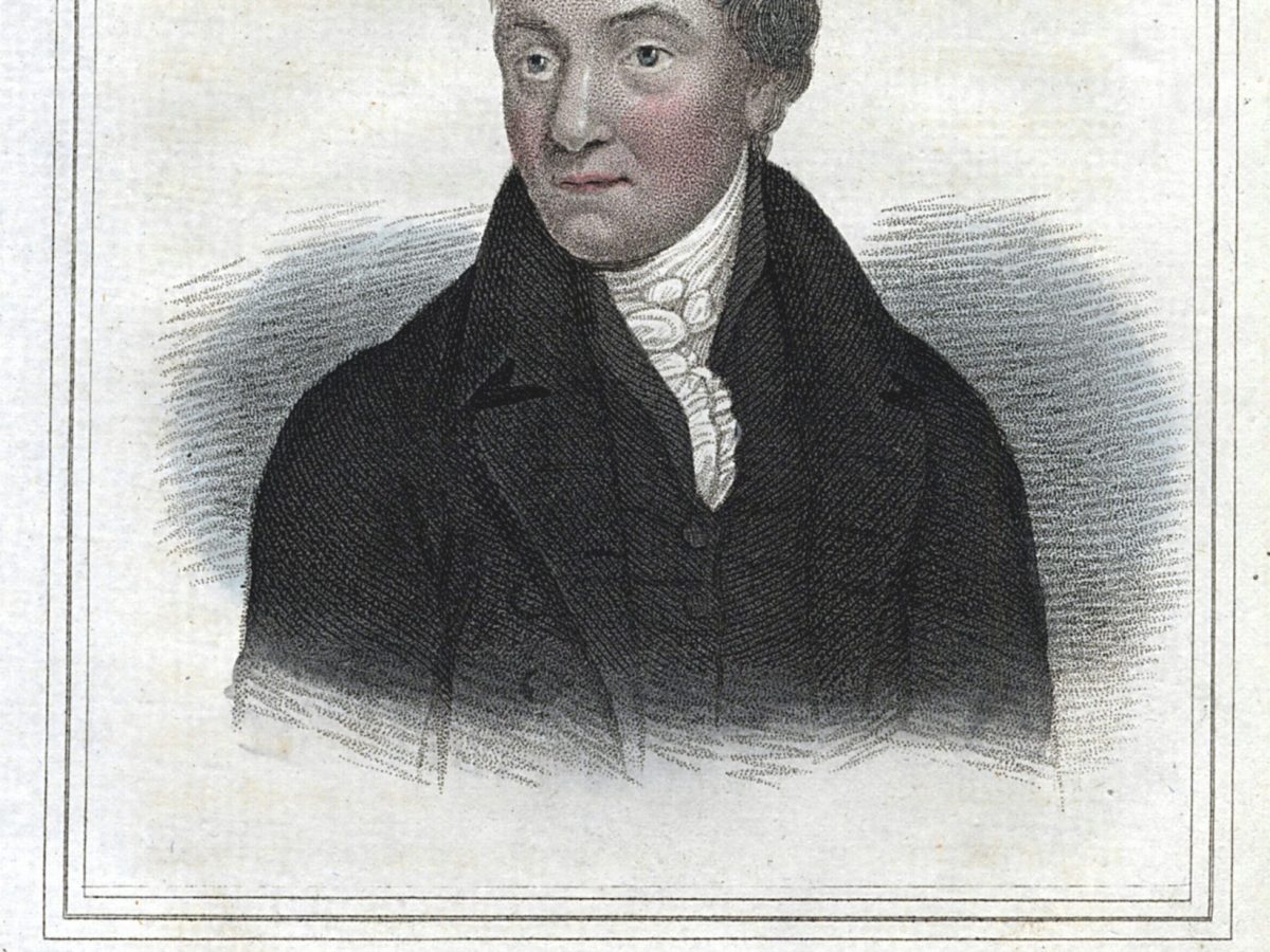Portrait of English abolitionist William Wilberforce
