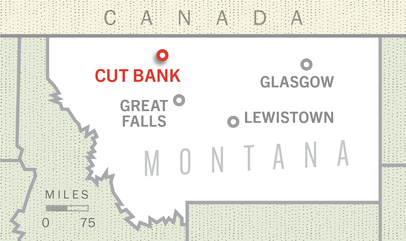 Cut Bank Montana Map - Dolley Hollyanne