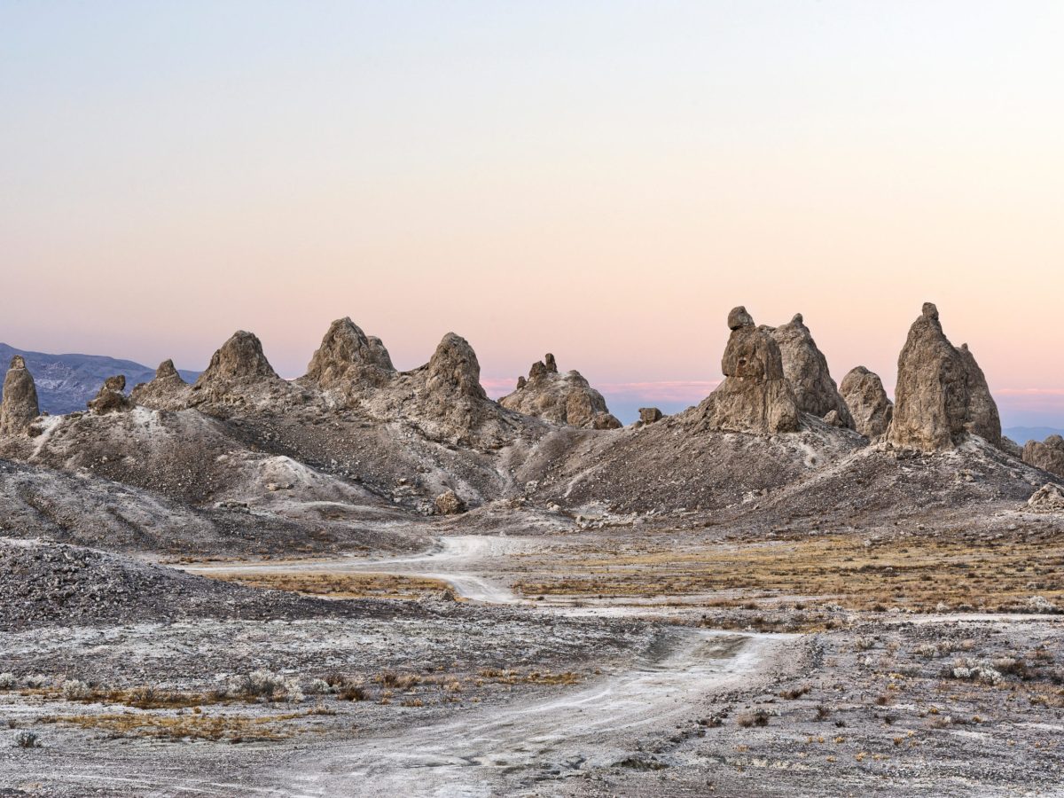Searles Valley at Sunset