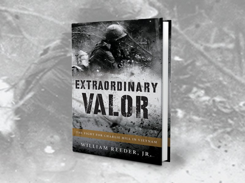 Extraordinary Valor: The Fight for Charlie Hill in Vietnam book cover.