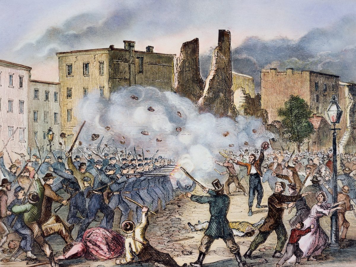 Draft riots in New York