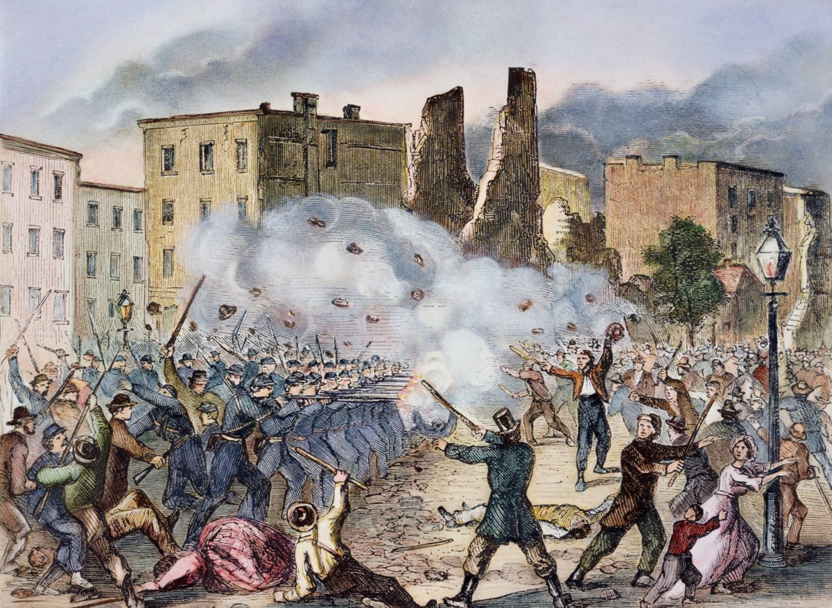 Draft riots in New York