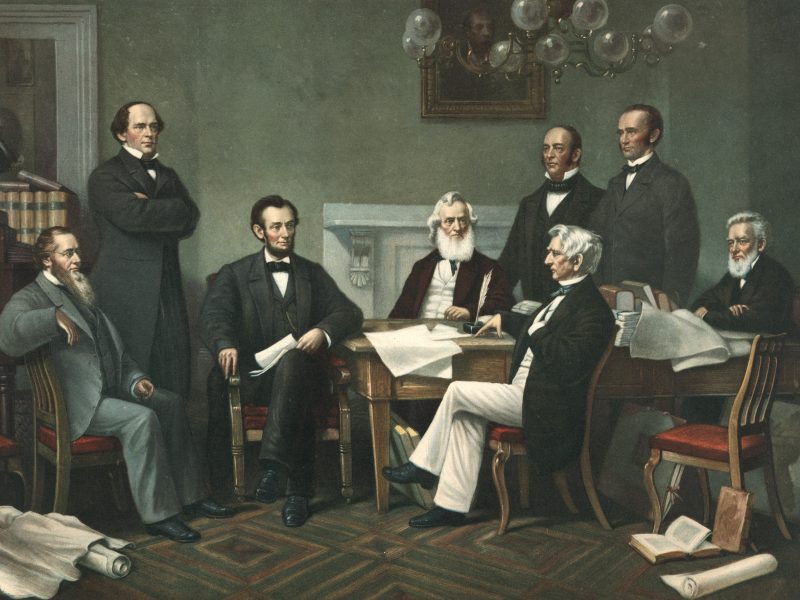 Meeting of Lincoln's cabinet