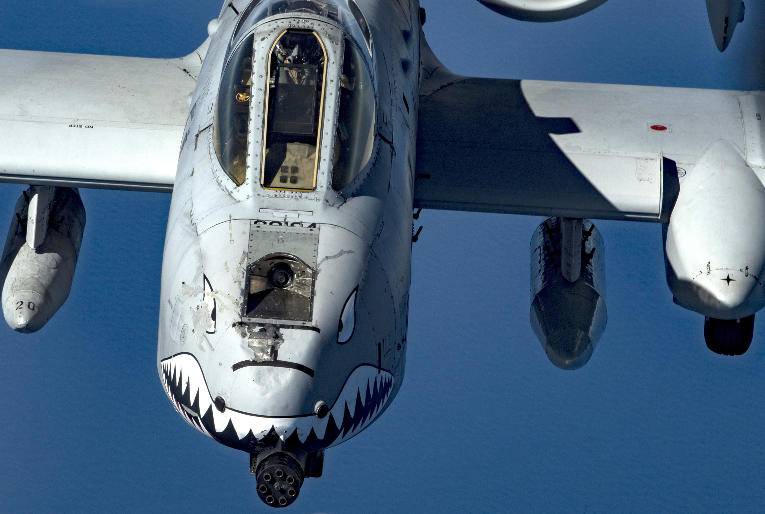 Deployed Kc-10 Refuels A-10s 