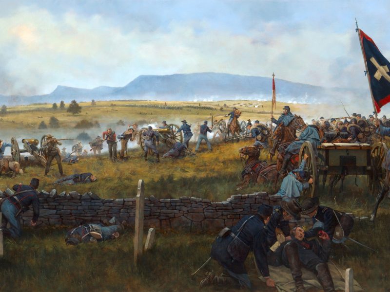 Getty's division at Cedar Creek