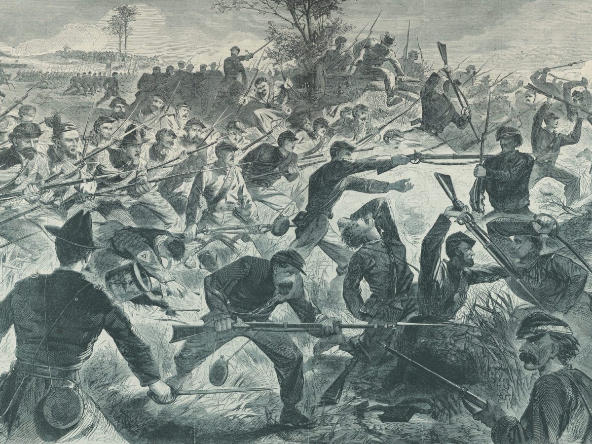 Hand to hand fighting at Seven Pines