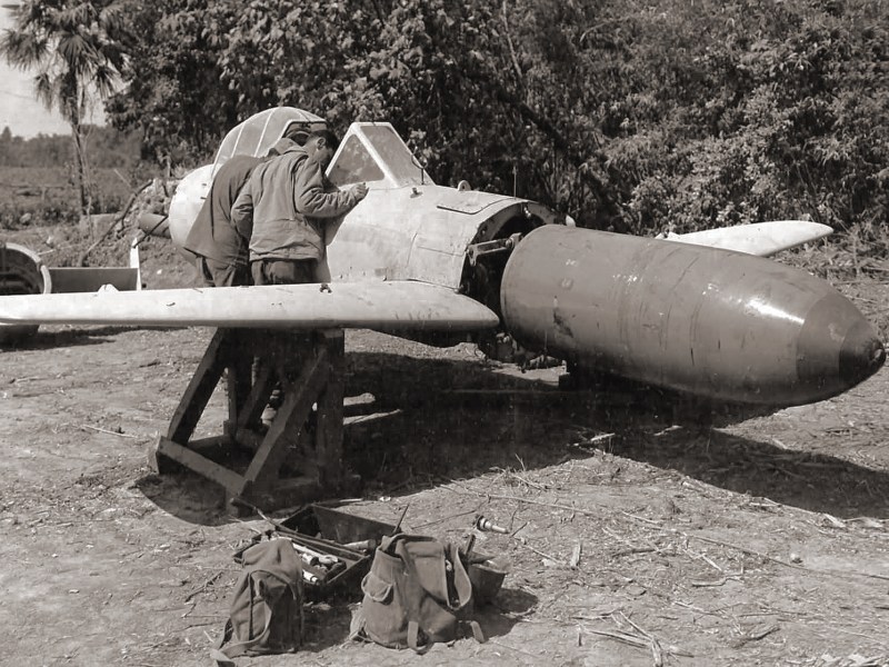 ww2-japan-ohka-suicide-plane-wreck