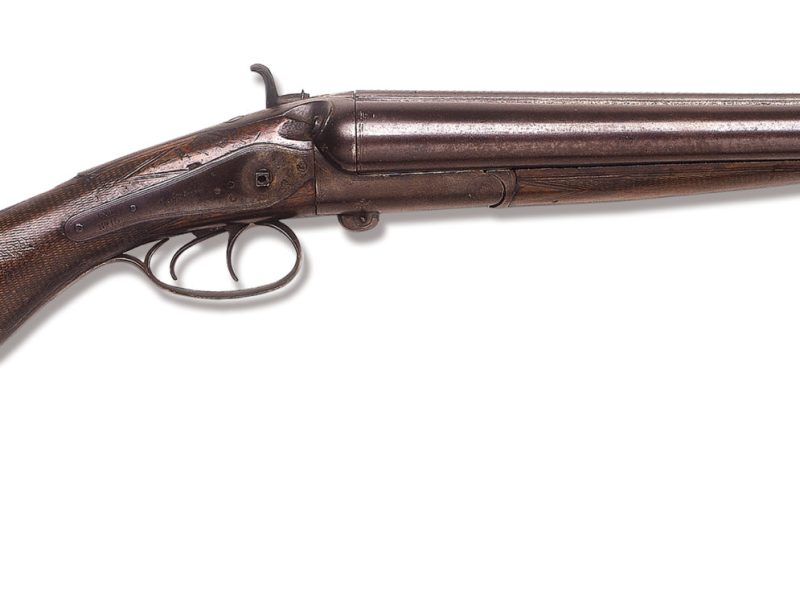 double-barreled shotgun