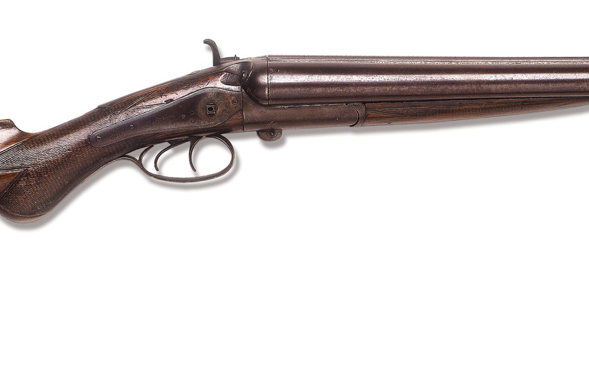 double-barreled shotgun