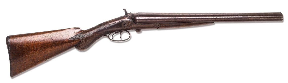 double-barreled shotgun