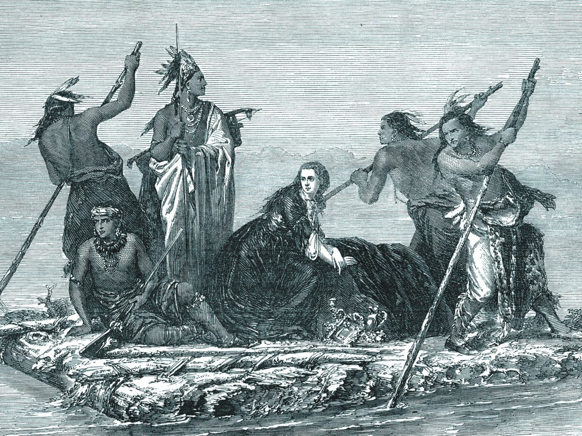 female captive held by Comanche warriors